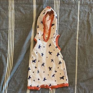 PURL LAMB Star Dino Hood Romper
